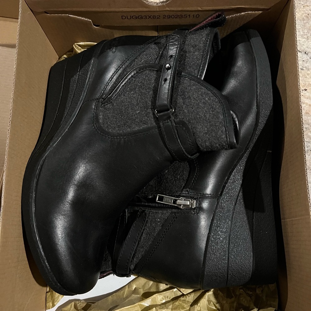 Uggs wedge ankle boots